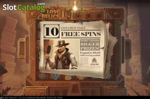 Скрин6. Lost Relics 2 слот