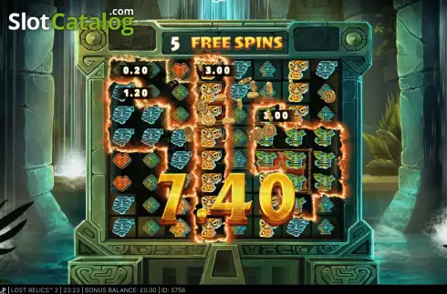 Скрин7. Lost Relics 2 слот