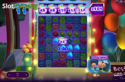 Скрин8. 101 Candies слот