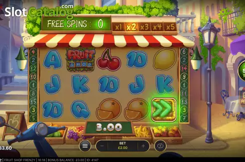 Скрин7. Fruit Shop Frenzy слот