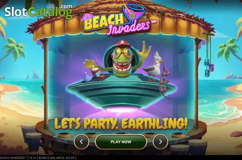 Скрин2. Beach Invaders слот