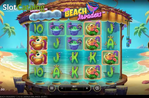 Скрин3. Beach Invaders слот