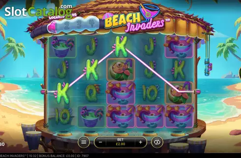 Скрин4. Beach Invaders слот