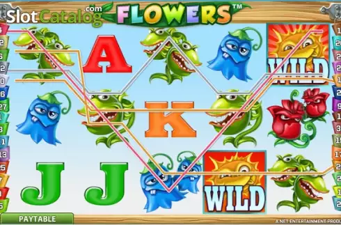 Скрин3. Flowers слот