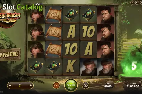 Скрин2. Cursed Treasure слот