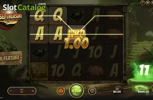 Скрин4. Cursed Treasure слот