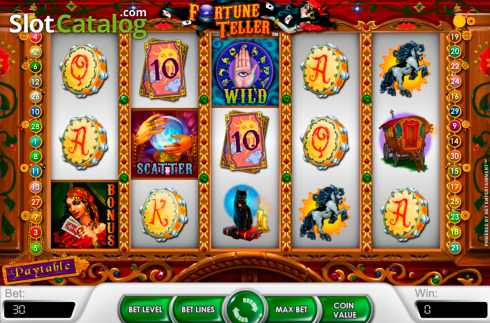 Скрин2. Fortune Teller (NetEnt) слот