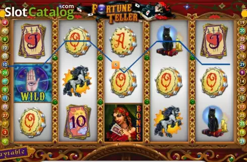 Скрин3. Fortune Teller (NetEnt) слот