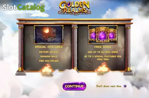Скрин2. Golden Realms слот