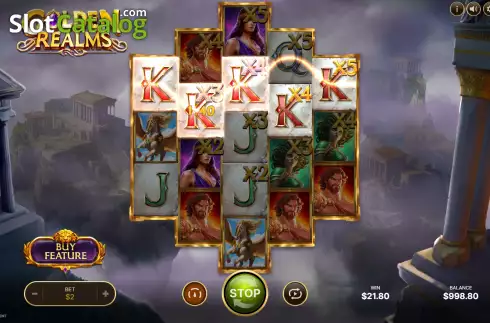 Скрин7. Golden Realms слот