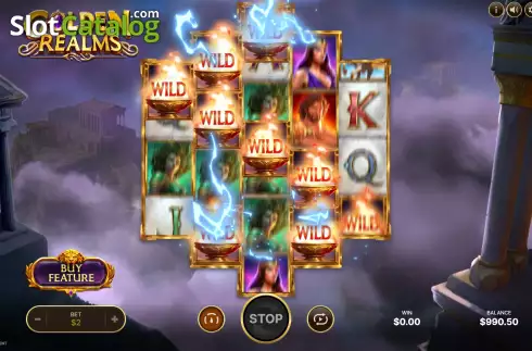 Скрин8. Golden Realms слот