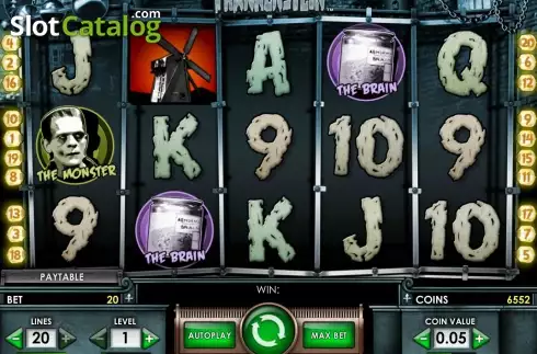 Скрин2. Frankenstein (NetEnt) слот