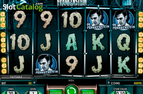 Скрин3. Frankenstein (NetEnt) слот