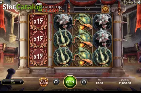 Скрин2. Gladiator Clash слот