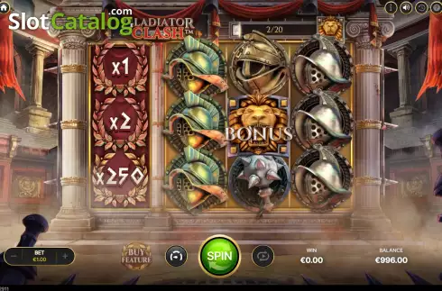 Скрин3. Gladiator Clash слот