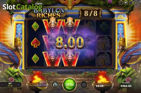 Скрин3. Babylon Riches слот