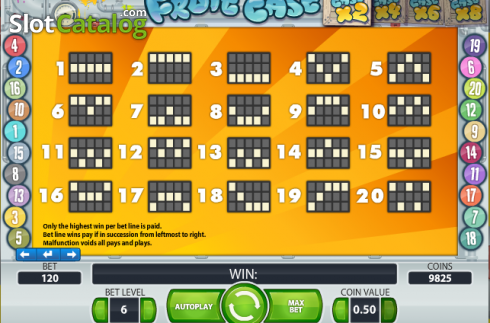 Скрин7. Fruit Case слот