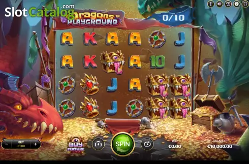 Скрин2. Dragons Playground слот