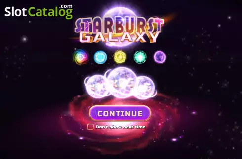 Скрин2. Starburst Galaxy слот