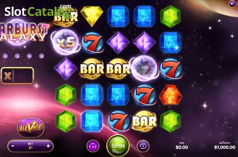 Скрин3. Starburst Galaxy слот