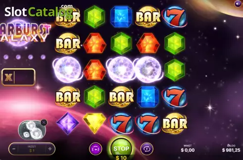 Скрин8. Starburst Galaxy слот