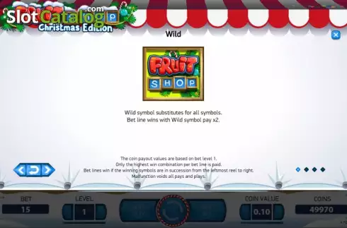 Скрин5. Fruit Shop Christmas Edition слот
