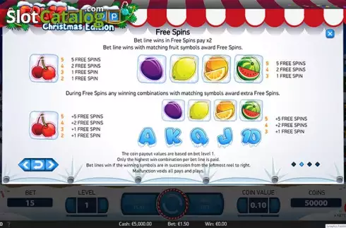 Скрин7. Fruit Shop Christmas Edition слот