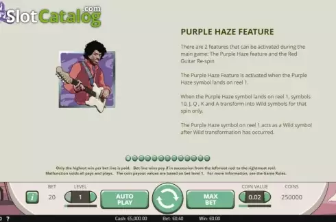 Скрин7. Jimi Hendrix слот