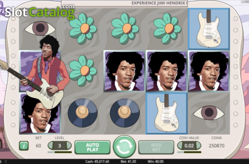 Скрин2. Jimi Hendrix слот