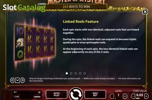 Скрин5. Fantasini: Master of Mystery слот