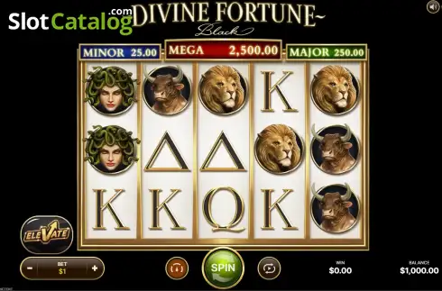 Скрин3. Divine Fortune Black слот