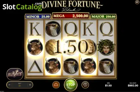 Скрин4. Divine Fortune Black слот