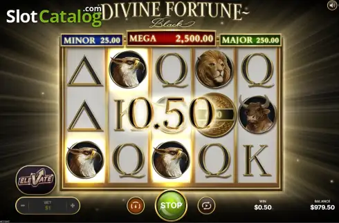 Скрин5. Divine Fortune Black слот