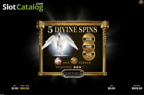 Скрин9. Divine Fortune Black слот