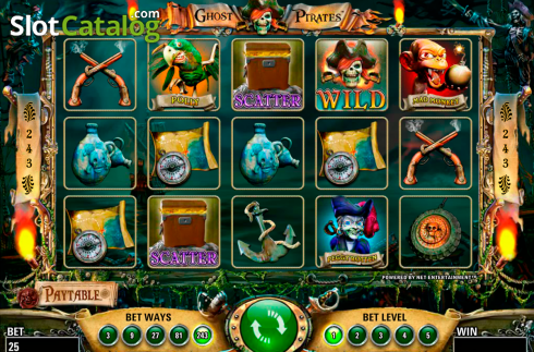 Скрин2. Ghost Pirates (NetEnt) слот