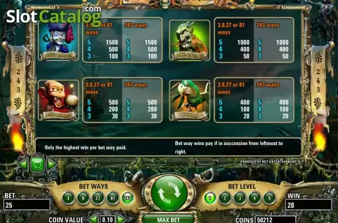 Скрин4. Ghost Pirates (NetEnt) слот