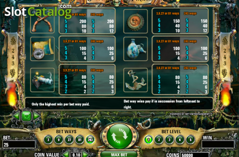Скрин6. Ghost Pirates (NetEnt) слот