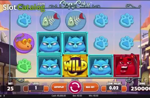 Скрин3. Copy Cats слот