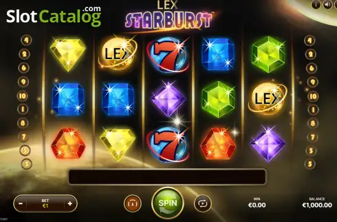 Скрин2. Lex Starburst слот
