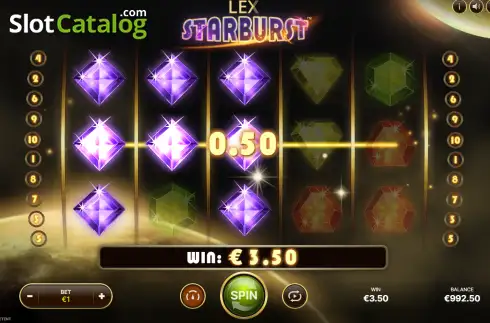 Скрин3. Lex Starburst слот