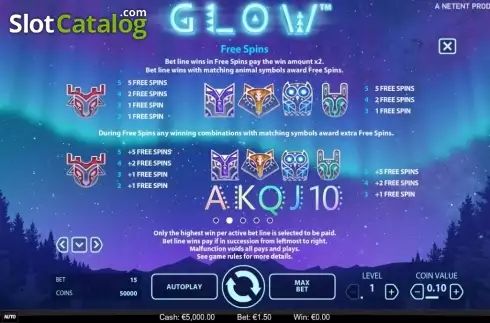 Скрин7. Glow слот