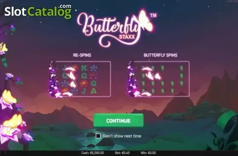 Скрин2. Butterfly Staxx слот