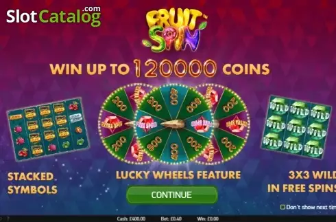 Скрин2. Fruit Spin слот