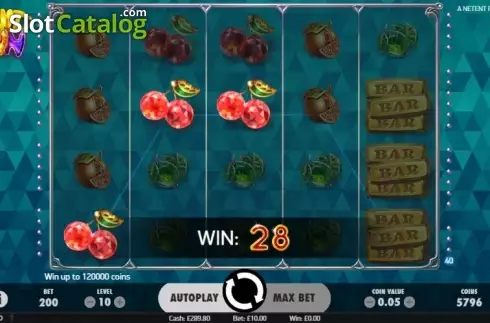 Скрин4. Fruit Spin слот