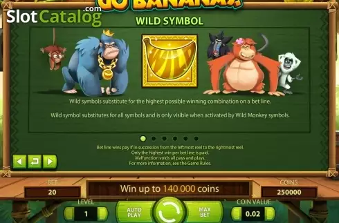 Скрин8. Go Bananas слот