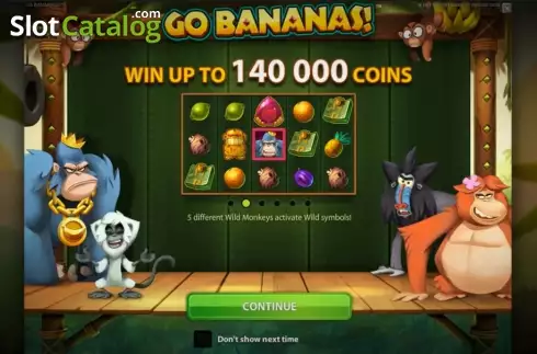 Скрин3. Go Bananas слот