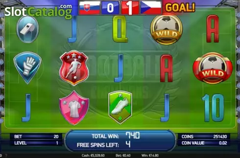 Скрин5. Football: Champions Cup слот