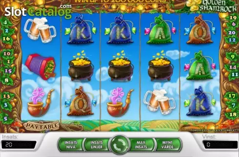Скрин2. Golden Shamrock слот