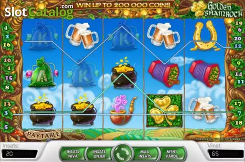 Скрин3. Golden Shamrock слот