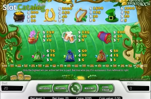 Скрин5. Golden Shamrock слот